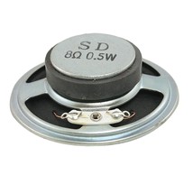 uxcell 2.2&quot; Dia. Metal Shell Round External Magnet Speaker Horn 8 Ohm 0.5W - $16.48