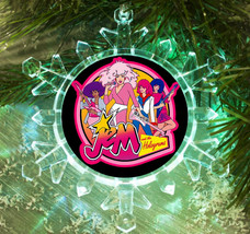 Jem and the Holograms retro Snowflake Blinking Holiday Christmas Tree Ornament - £12.83 GBP