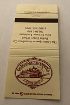 Vintage Matchbook Cover Matchcover Delta Queen Steamboat Co New Orleans LA - £2.23 GBP