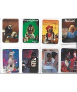 12 Pocket Calendar Dogs les chiens Cards 1992 Collectible vintage collec... - $169.61 MXN