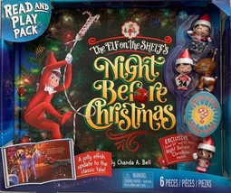 The Elf on the Shelf&#39;s Night Before Christmas Book and 5 Mini Figures Bo... - £47.17 GBP
