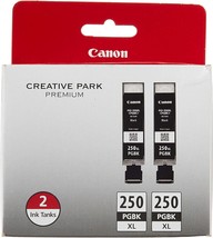 Compatible Models For The Canon Pgi-250Xl Black Twin Pack Include, And M... - £51.73 GBP