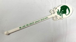 Vintage Philly Philadelphia Eagles Football Plastic Swizzle Stir Stick M... - $14.80