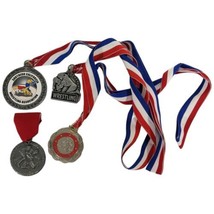 Wrestling Medals Collegiate Freestyle 2nd Place 1999-2003 Folkstyle Grec... - $33.66