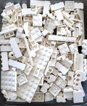 Lego 150 piece White Lego lot full of bricks, blocks Variety of Sizes Le... - $12.95