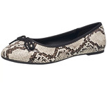 FRENCH CONNECTION Diana Ballet Flats Snake Print sz 10 - £14.98 GBP