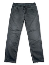 prAna Mens Bridger Pants 34x32 Slim Fit Grey Organic Cotton Blend Casual Work - £23.17 GBP