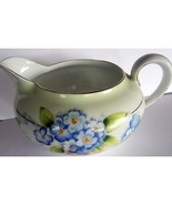 Bavaria Studio Hand Painted Creamer Blue Floral Gold Trim Rosch Vintage ... - $11.67