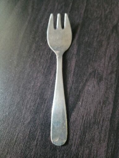 Vintage Sheffield Silver Plated BABY FORK Sheffield England 5" Long 3 Prong Fork - $4.75
