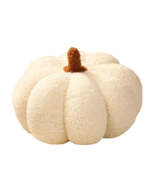 Anyhouz Throw Pillows White Lamb Fleece Pumpkin Plush Toys for Home Decor - $32.50