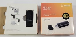 *L) Belkin N150 Wi-Fi USB Laptop Desktop Adapter 150Mbps - $216.80 MXN