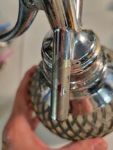 Sparkling Club Soda Seltzer Bottle Dispenser Wrapped in Metal Mesh Czechoslavaki image 7