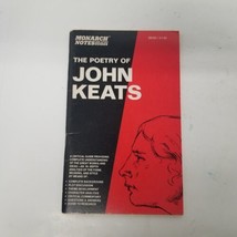 Vintage 1965 Monarch Notes The Poetry of John Keats, Paperback  - £7.78 GBP