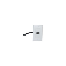 Comprehensive WP-HM1PT 1PORT HDMI WALLPLATE PIGTAIL PLASTIC WHITE LIFETI... - £43.92 GBP