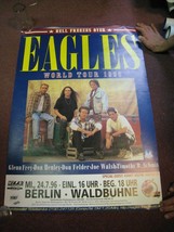 Eagles Poster The Don Henley Joe Walsh Glenn Frey Tour 1996 Berlin Forest Sta... - £209.78 GBP