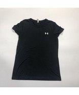 Under Armour T Shirt Women’s Size Small Heat Gear Black Short Sleeves - £14.92 GBP