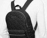 NWB Michael Kors Winnie Medium Quilted Nylon Black Backpack 35T0UW4B2C D... - $117.80