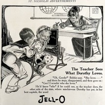 Jell-O Advertisement Teachers And Students 1914 Gelatin Dessert Art LGBinAd - £23.50 GBP
