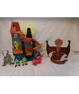 Imaginext Castle Wizard Tower Prehistoric Pets Pterodactyl Terrordacty I... - £16.27 GBP