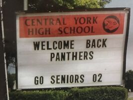 2002 Central York High School Yearbook Pennsylvania Panthers - $19.79