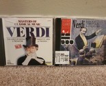 Lot of 2 Verdi CDs: Masters of Classical Music Vol. 10, Overtures and Ch... - $8.54