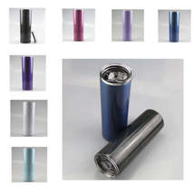 20oz Sublimation Blank Straight White Blue Purple Black Pink Stainless Steel Gli - £5.07 GBP