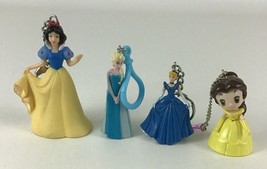 Disney Princess Keychains Cinderella Snow White Belle Frozen Elsa 4pc Lot Toy - £11.64 GBP