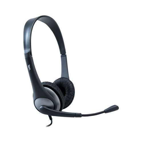 Primary image for CYBER ACOUSTICS AC-204 AC-204 STEREO HEADSET W/ BOOM MIC LEATHERETTE SINGLE BARR