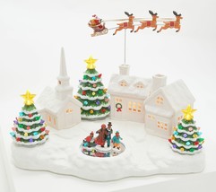 Mr. Christmas 17&quot; Nostalgic Animated Christmas Village - £91.52 GBP