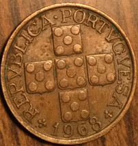 1968 Portugal 20 Centavos Coin - £1.06 GBP