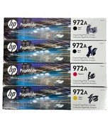 HP 972A 2 Black 1 Yellow  &amp; 1 Magenta Lot Of 4 Cartridges - $339.56 CAD