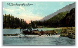 Fish Wheel Columbia River Oregon OR UNP DB Postcard P19 - £2.92 GBP