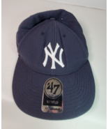 &#39;47 MVP New York Yankees Cap Hat Mens Hook Loop Adjustable Midnight Navy... - £13.39 GBP