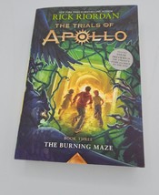 Burning Maze Trials Of Apollo Book Three Trials Of Apollo 3 Disney Free Shipping - £6.35 GBP