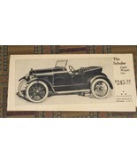 XXRARE: 1924 Schuler Motor Car brochure - Light weight $245 car - Milwau... - $198.00