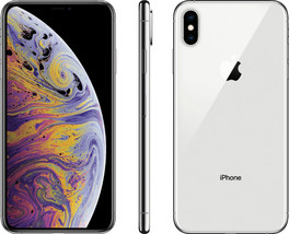 Apple Iphone Xs Max 4gb 256gb Hexa-Core 6.5&quot; Face Id Nfc Ios Smartphone Silver - £559.54 GBP