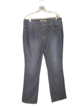 Faded Glory Boot Cut Stretch Jeans Dark Wash Denim Womens Size 16 (36&quot;x3... - £7.86 GBP