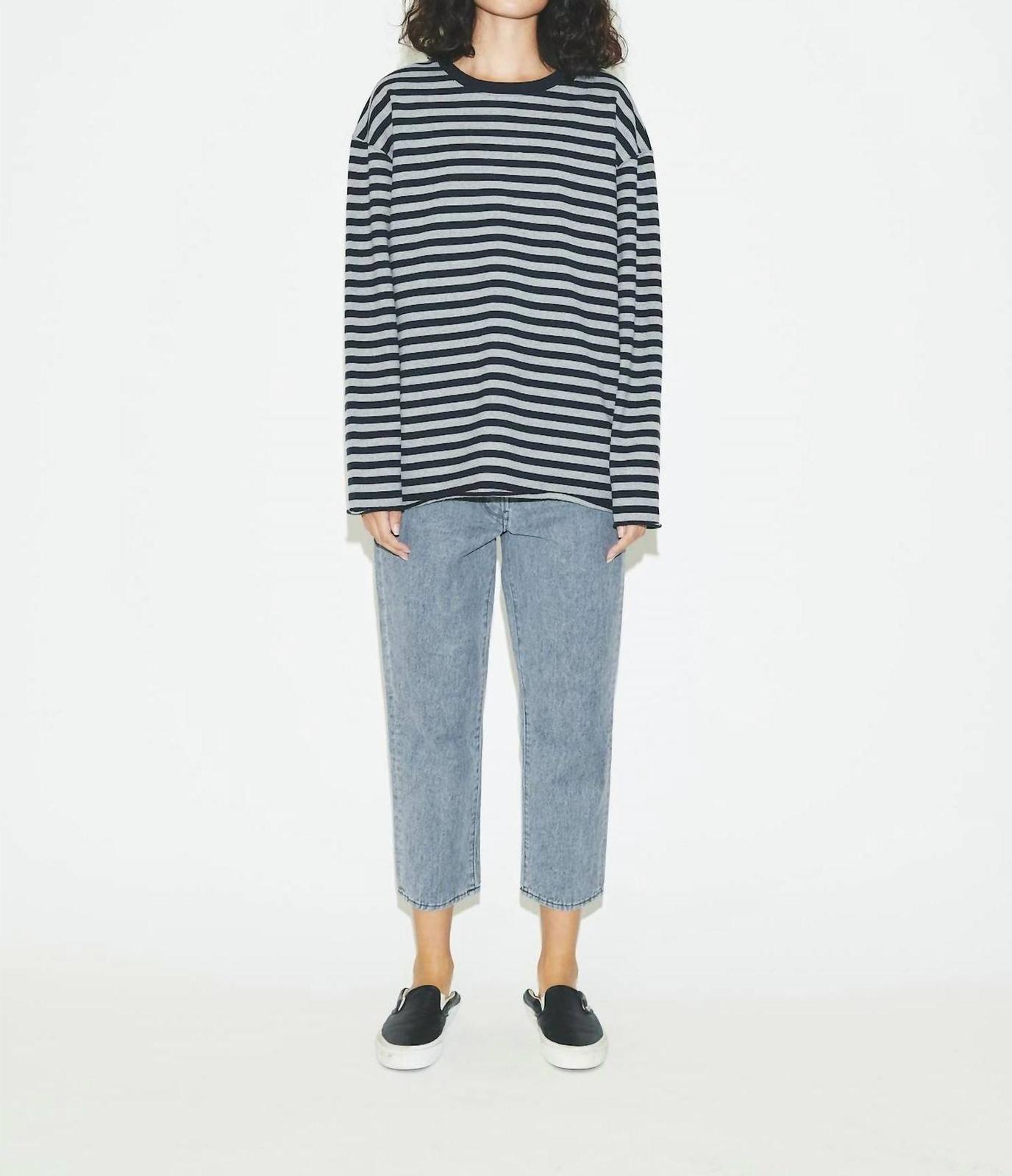 6397 Cut Sweater Black/grey - $137.00