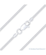 Solid Italy .925 Sterling Silver 1.6mm Gauge 40 Snake Link Italian Chain... - $639.58 MXN+