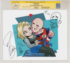 Sonny Strait SIGNED CGC Krillin Art Print ~ Dragonball Z w/ Original Sketch - $197.99