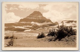 RPPC Mt Summit Logan Pass Montana Photo By R.E. Marble of Whitefish Postcard S24 - £6.72 GBP