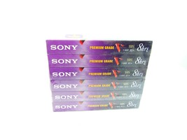 Sony Premium Grade T160VF 327m 8hrs VHS Tape 6 Pack - £23.60 GBP