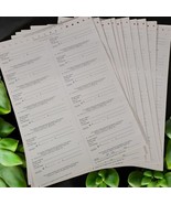 Bundle 10 sheets Auction Clerking Tickets Receipts Auctioneer Missouri S... - $13.44