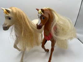 Disney Princess Horse Lot Tangled Maximus &amp; Beauty and the Beast Philippe Dolls - £11.21 GBP