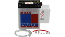 Parts Unlimited 12V 12AH Heavy Duty Battery Kit CB12A-B YB12A-B - $55.10