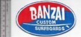 Vintage Surfing Australia Banzai Custom Surfboards est. 1964 Sydney, Australia P - £7.98 GBP