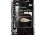 Smoothweave Full Tailored Bed Skirt 14in Drop Length Chocolate Brown 54x... - $18.99