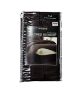 Smoothweave Full Tailored Bed Skirt 14in Drop Length Chocolate Brown 54x... - $26.05 CAD