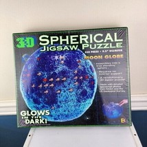 Buffalo Games 3D Spherical Jigsaw Puzzle Moon Globe Glows in Dark SEALED - £14.06 GBP