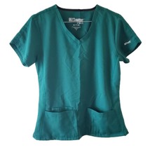 Grey&#39;s Anatomy Professional Wear by Barco Active Green Short Sleeve Scru... - $12.60